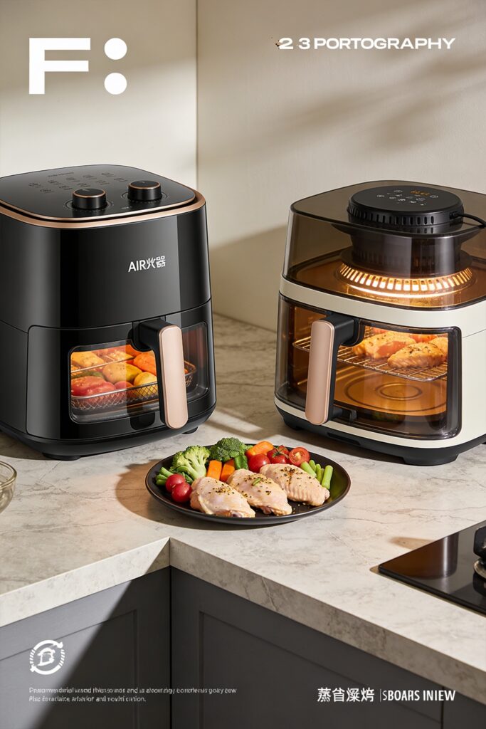 air fryer cooks faster