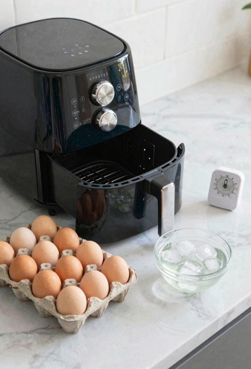 air fryer eggs no water