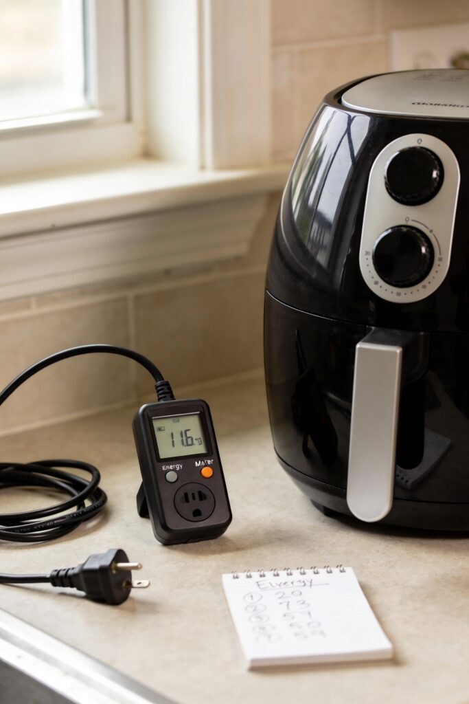 air fryer electricity consumption