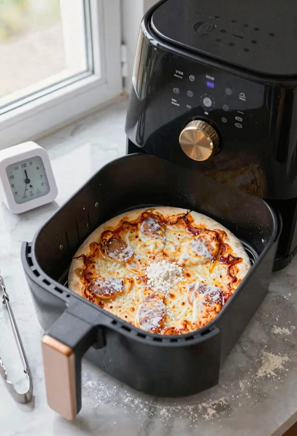 air fryer frozen pizza instructions