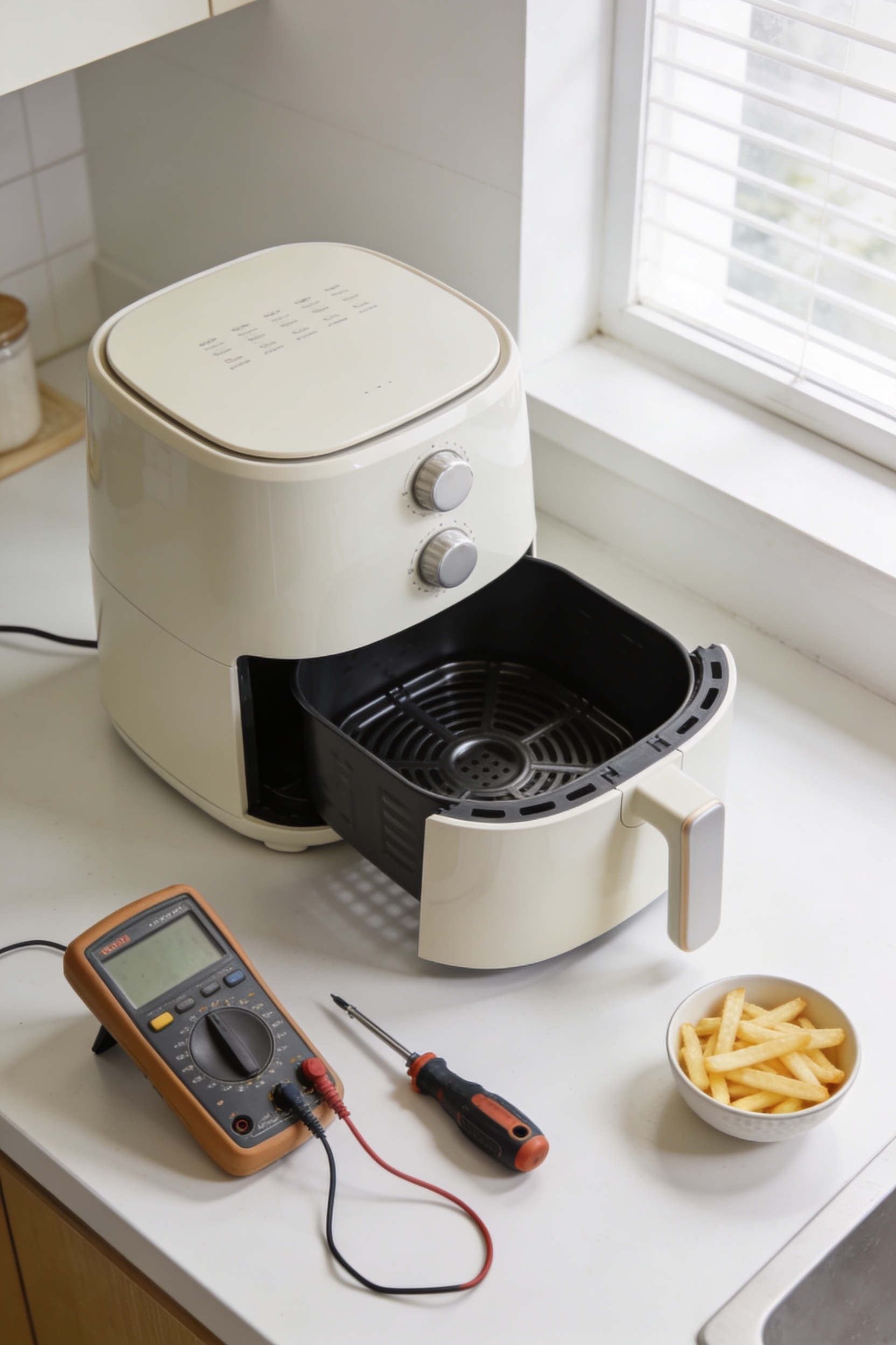 air fryer heating failure