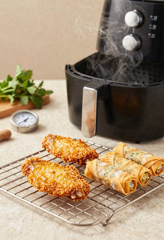 Begin cooking with high heat