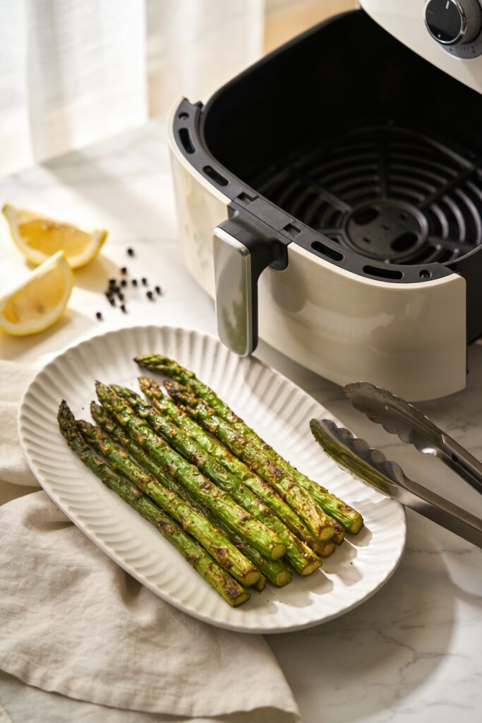 crispy air fried asparagus perfection