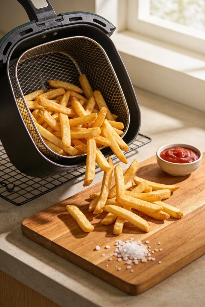 crispy frozen fries airfryer