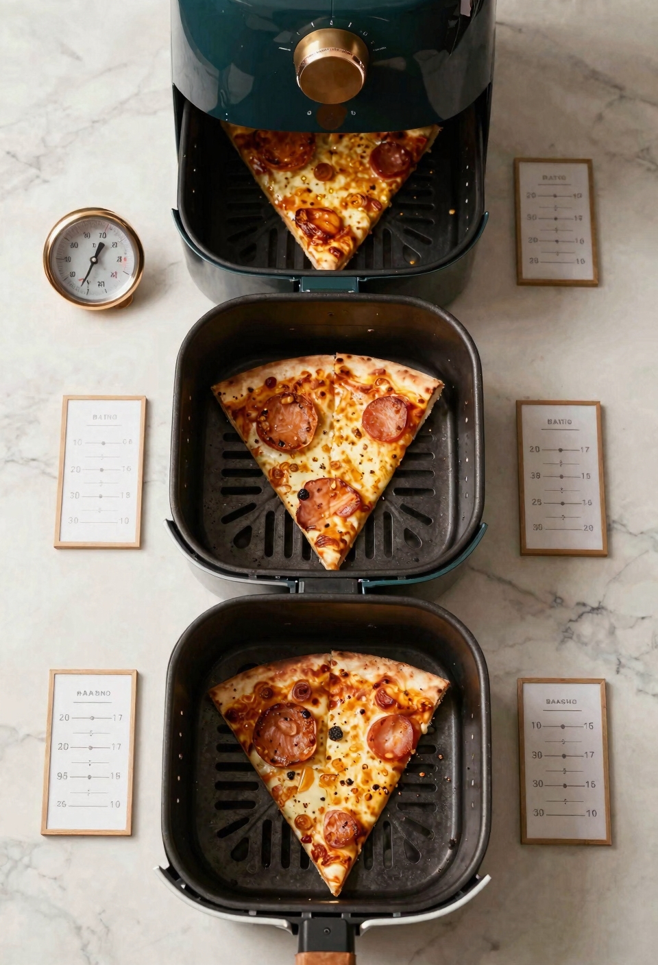 crust specific air fryer temps