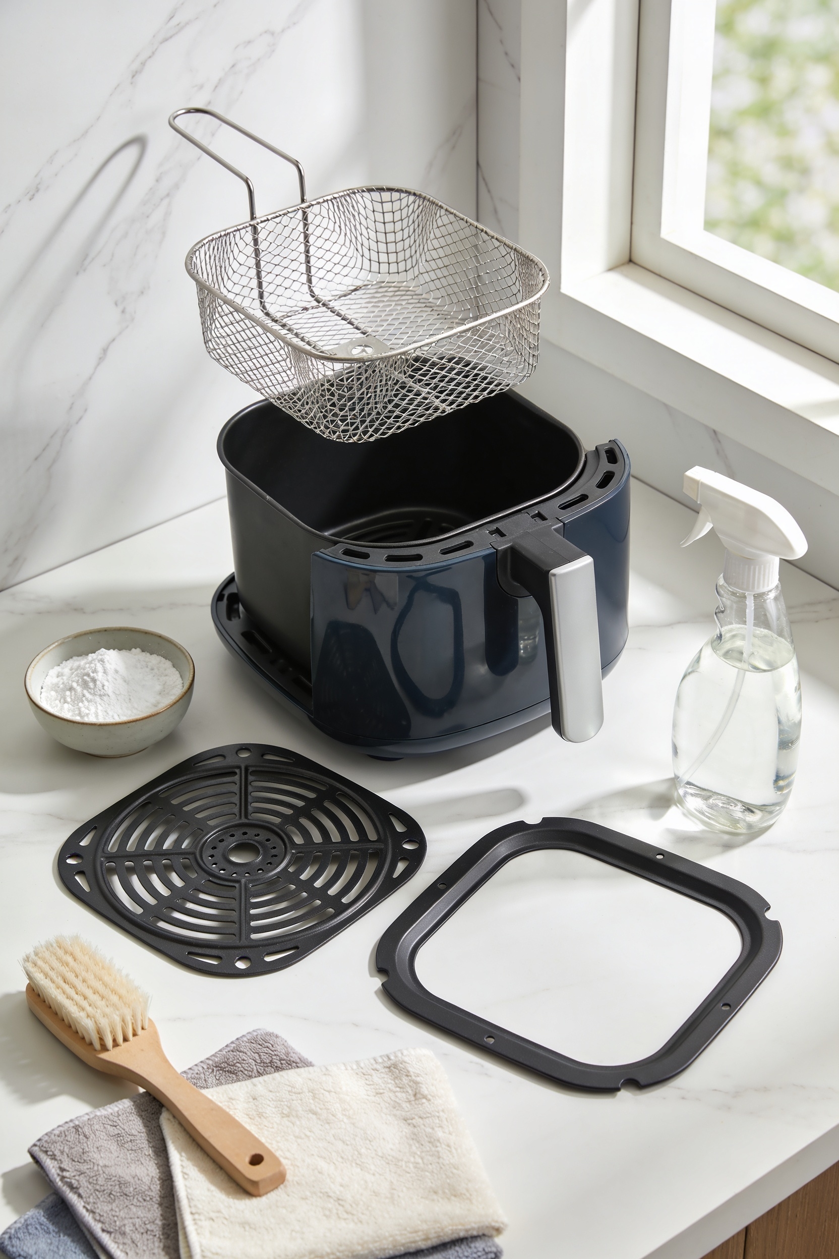 disassemble soak scrub reassemble