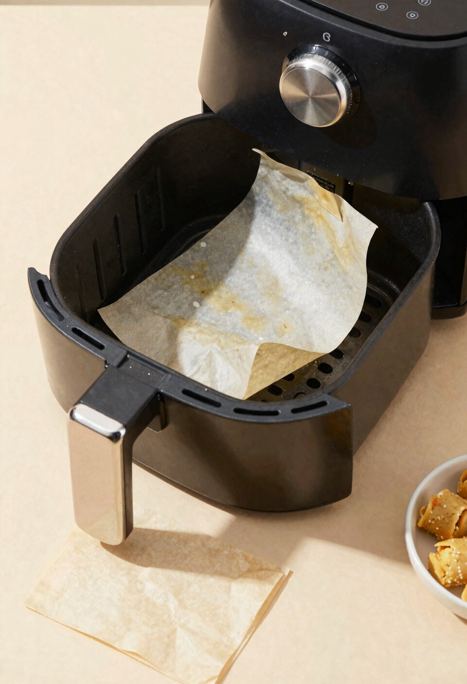 don t preheat with parchment