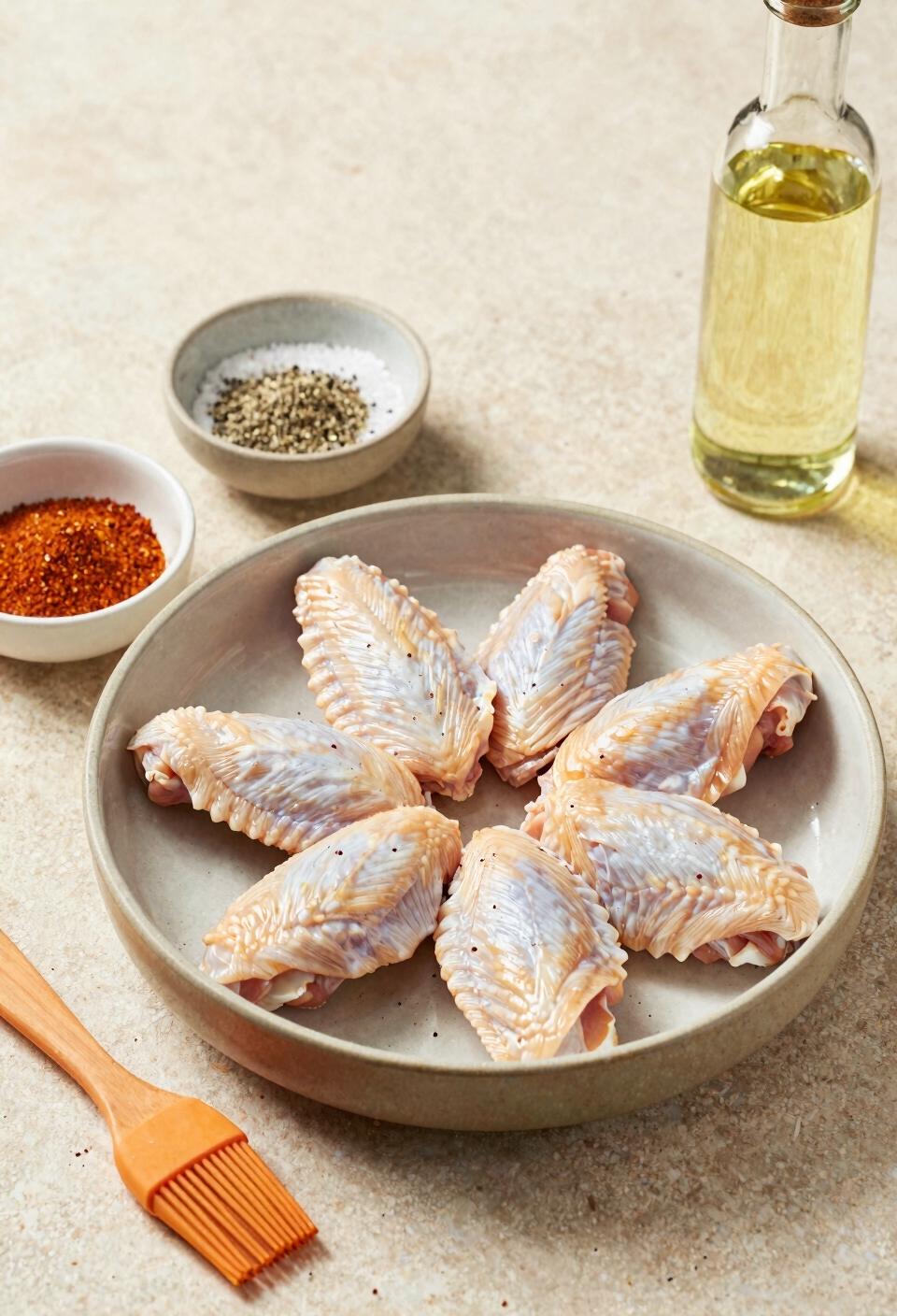 dry brined crispy herb buttered wings