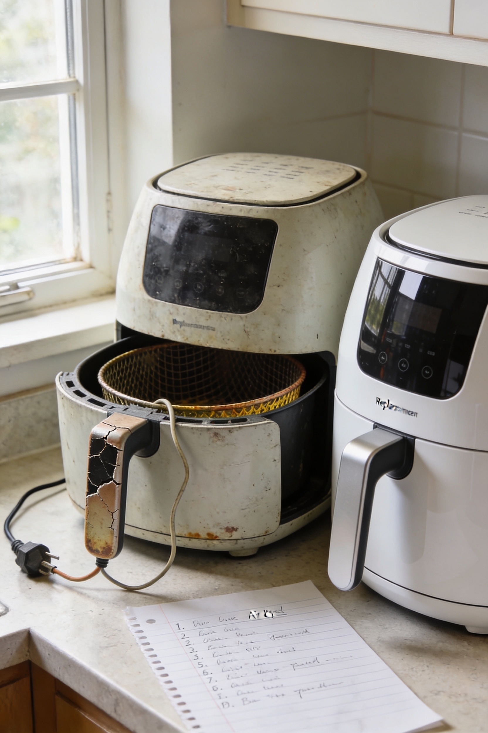 end of life air fryer replacement