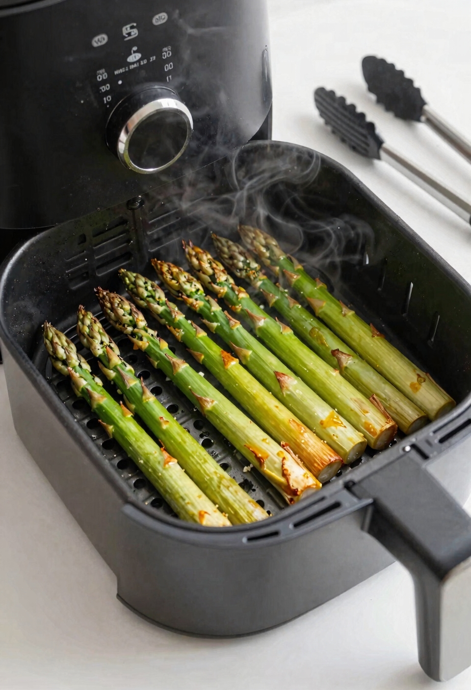 flip asparagus halfway through