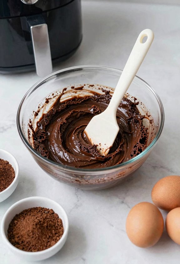 Fold batter until just combined