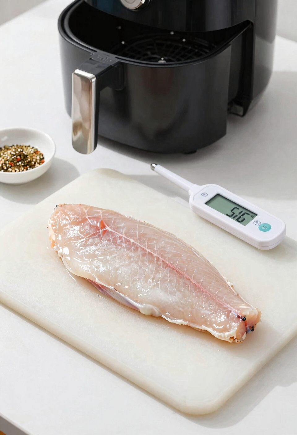match fillet thickness and temperature
