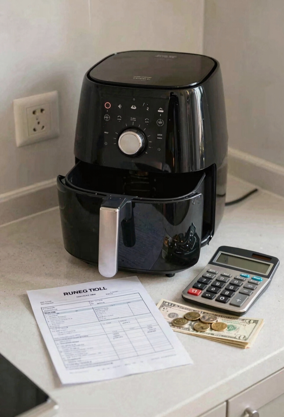 monthly air fryer energy costs