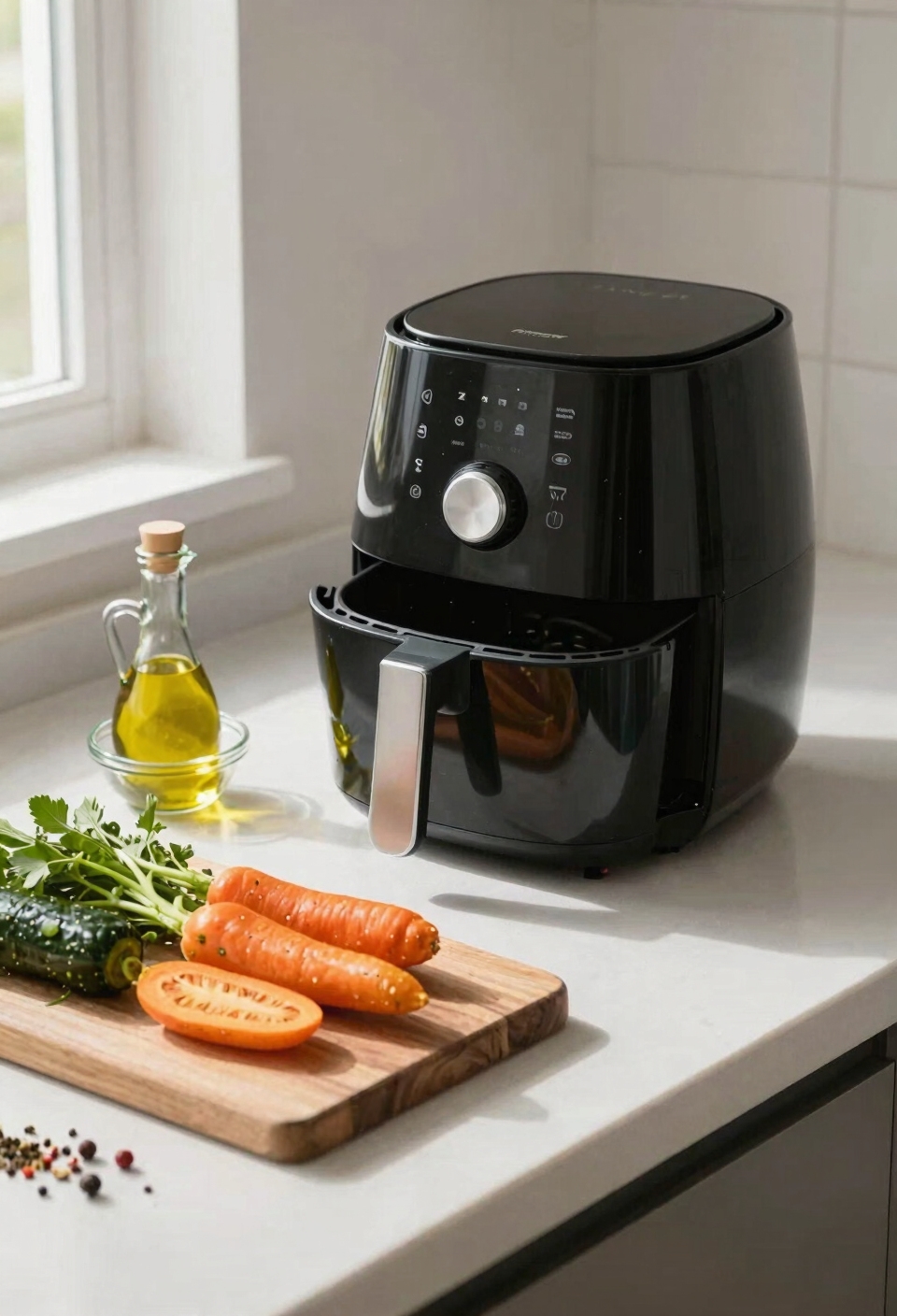 portion controlled intentional airfrying