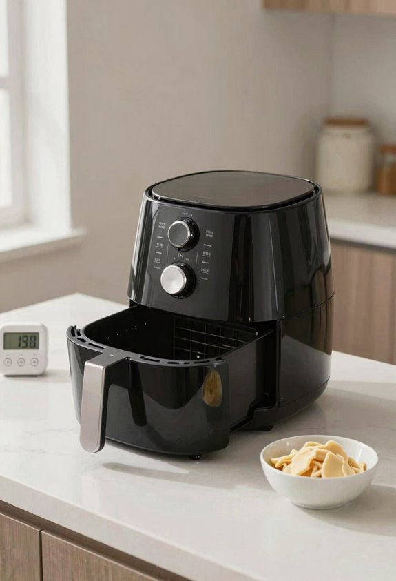 Preheat 3 to 7 minutes depending on your model