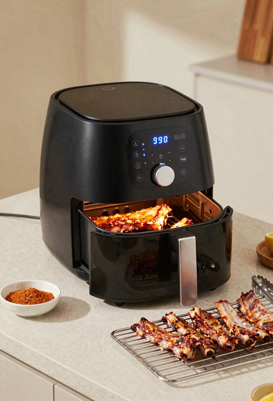 preheat air fryer 375 380 f