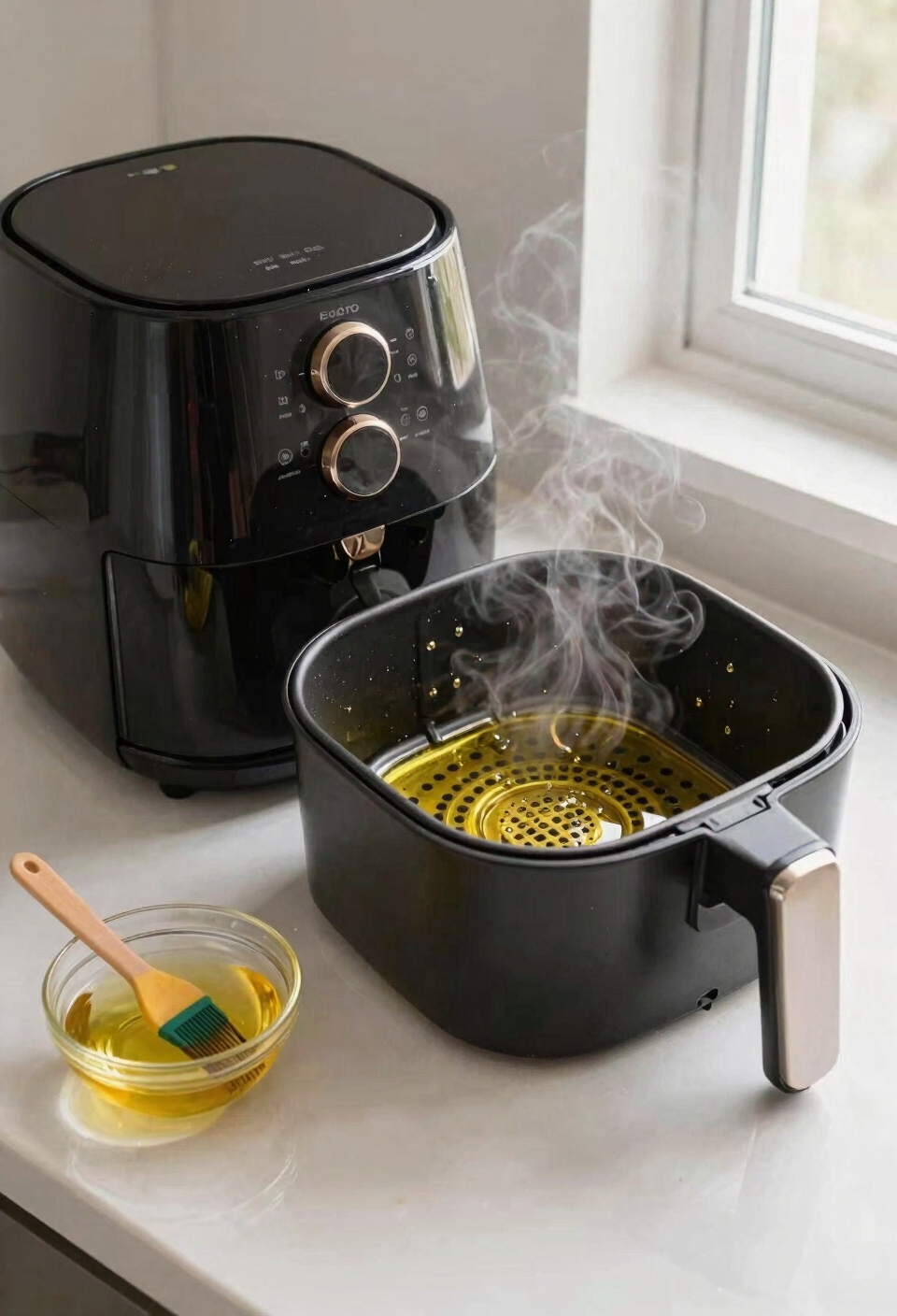 preheat oil prevent sticking