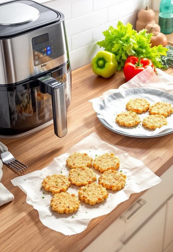 top air fryer crisper plates