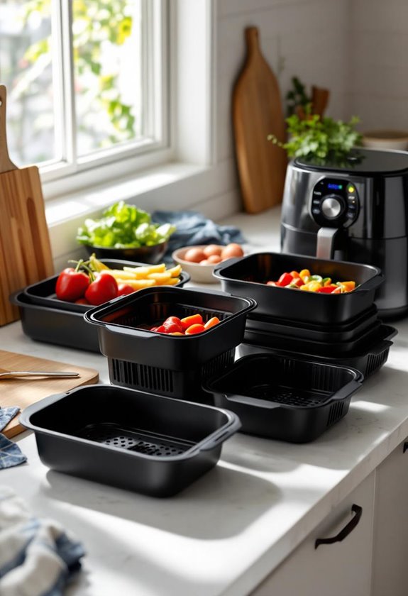 top air fryer drip trays